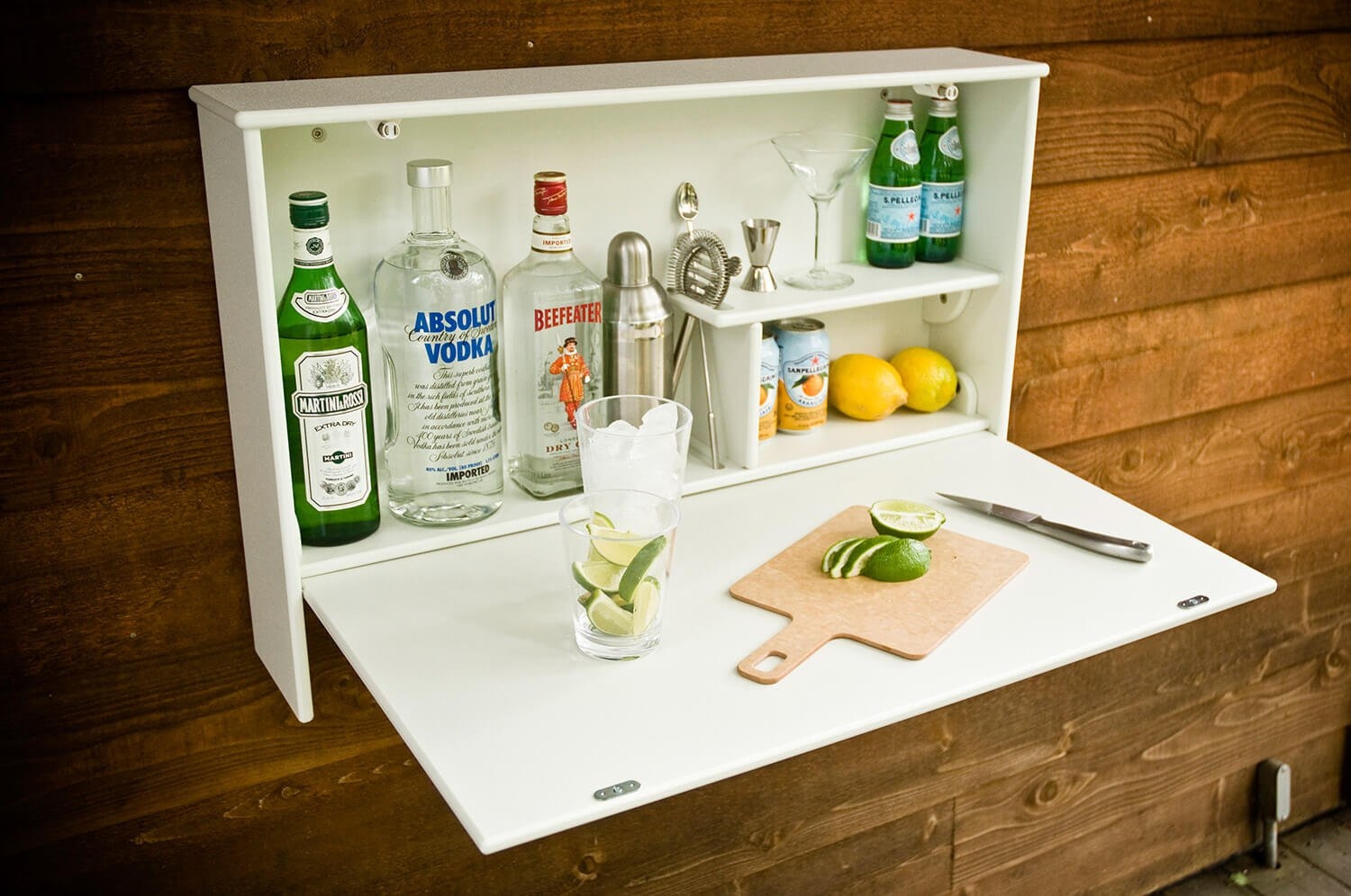 Outdoor bar storage cabinet 3