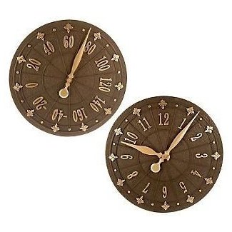 Outdoor Clock And Thermometer Set Ideas On Foter