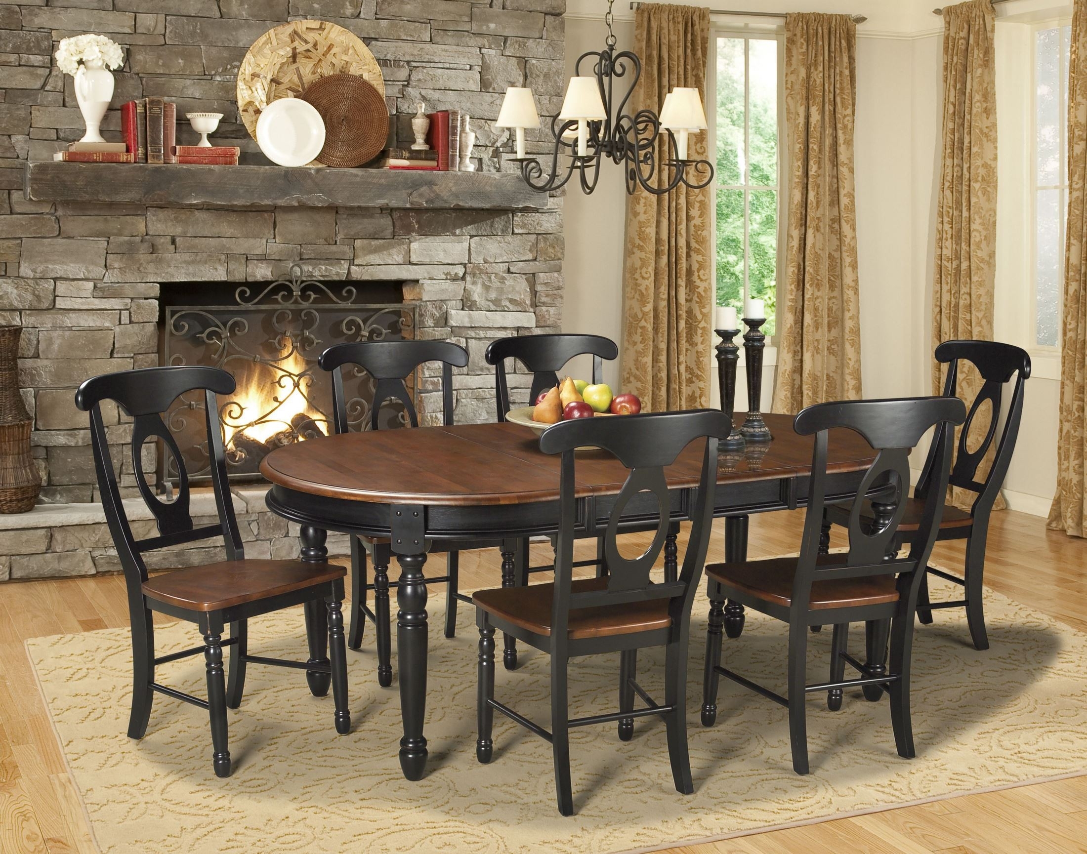 Oval dining table for 6 13