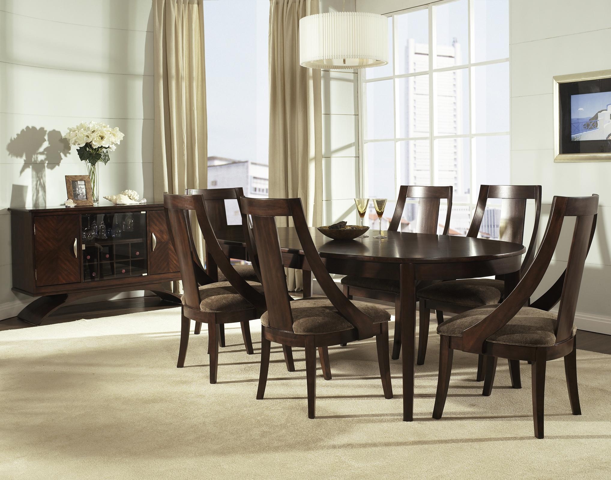Oval dining table for 6 8