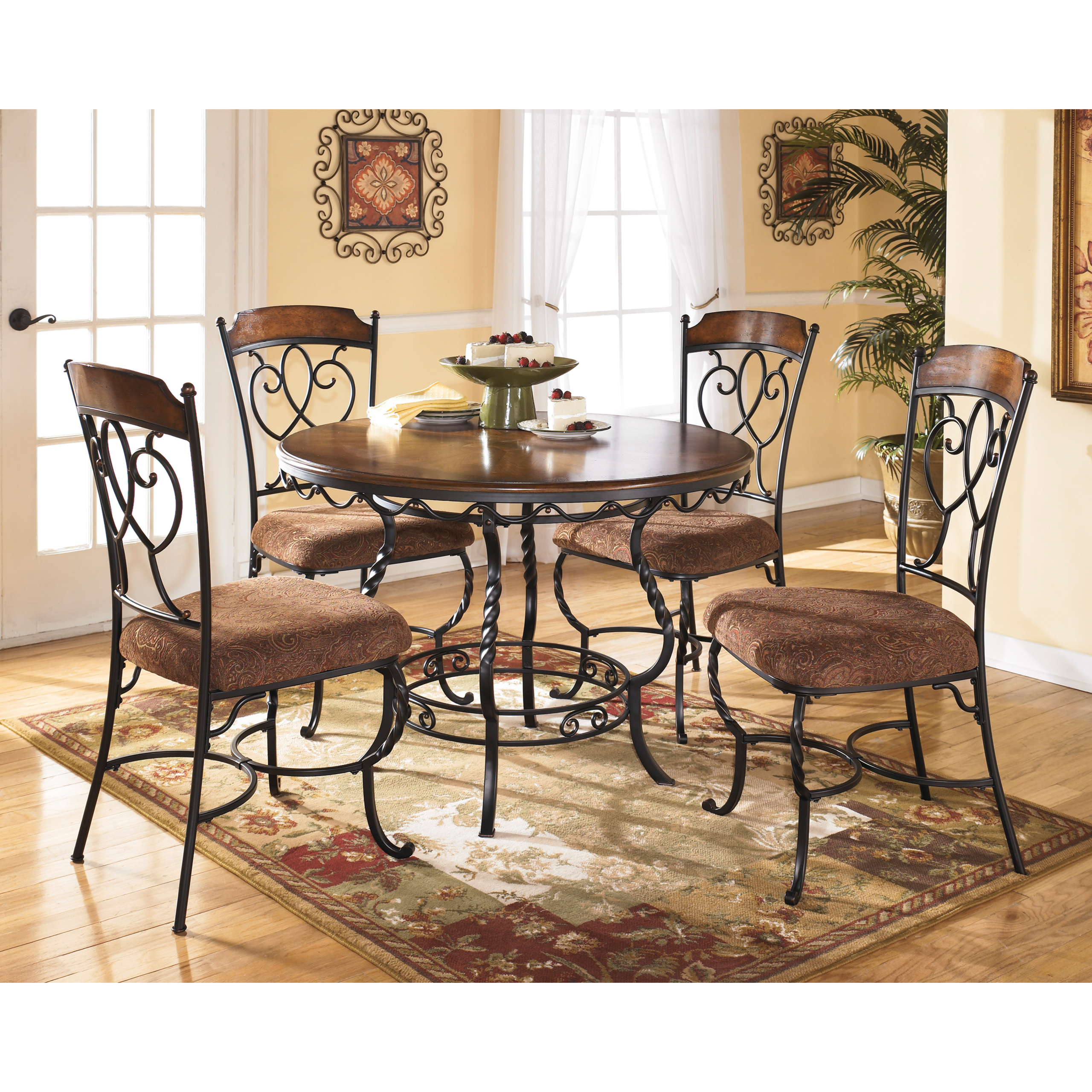 Round Kitchen Table Sets / Homelegance Vermillion 345475370 Transitional 5 Piece Round Dining Table Set Beck S Furniture Dining 5 Piece Sets - Maybe you would like to learn more about one of these?