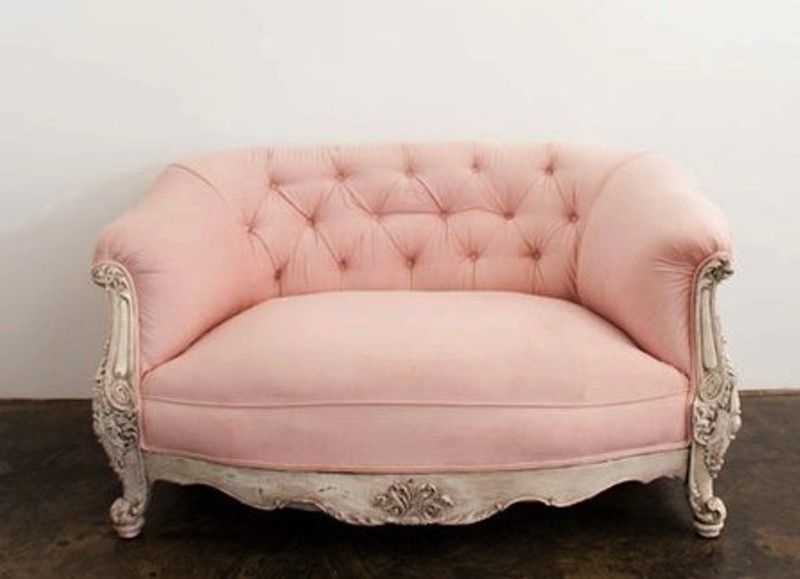 Pink tufted sofa 7