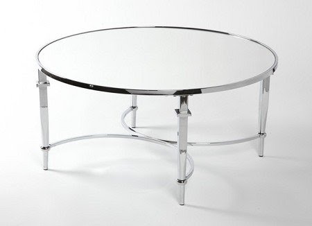 Round chrome coffee table 5