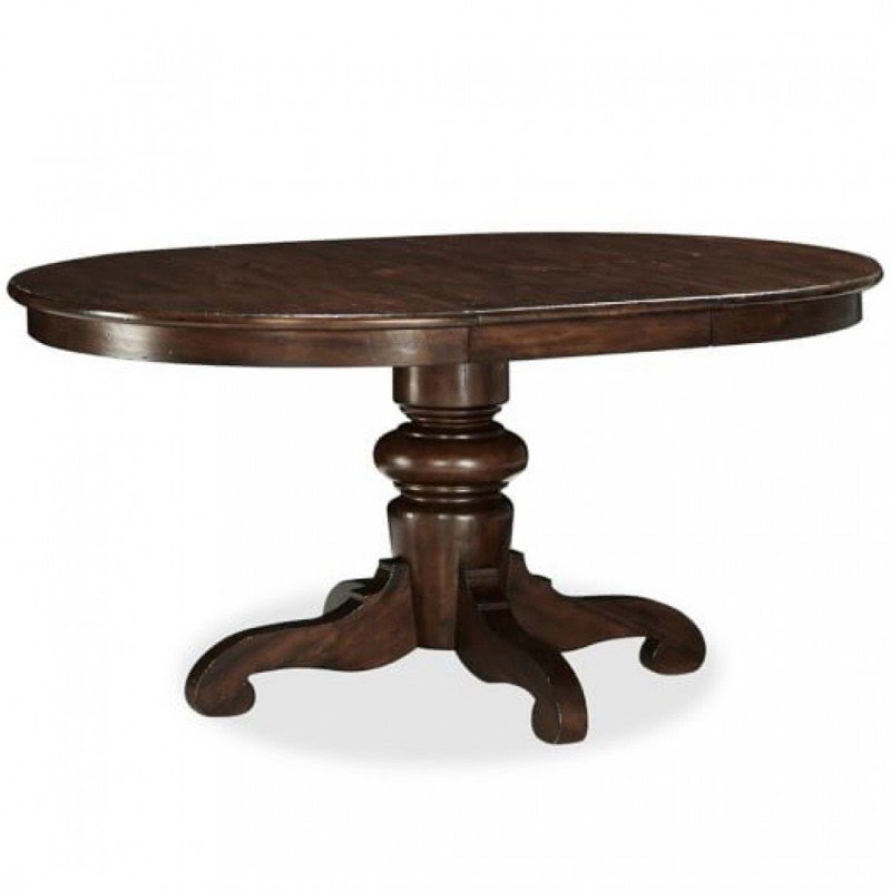 Tivoli round extending pedestal dining table 14