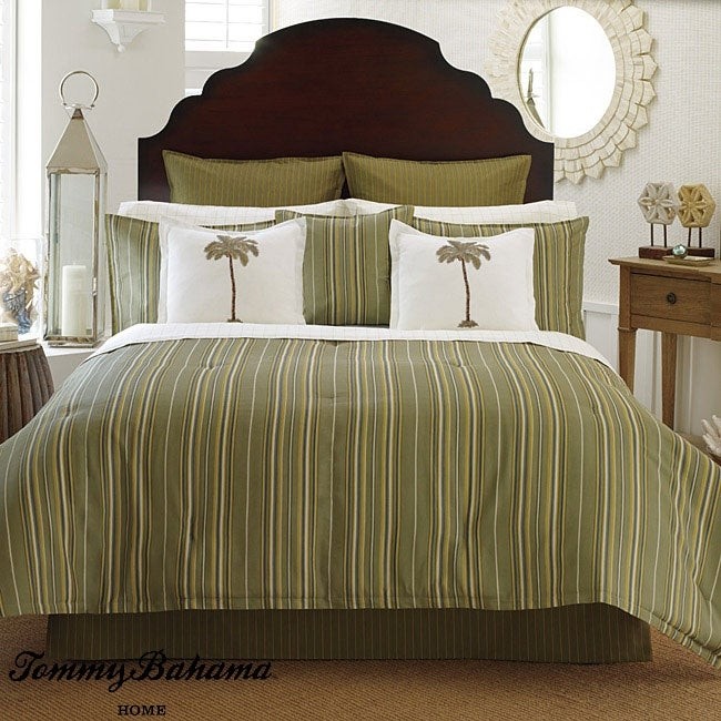 Tommy bahama portside king size 4 piece comforter set