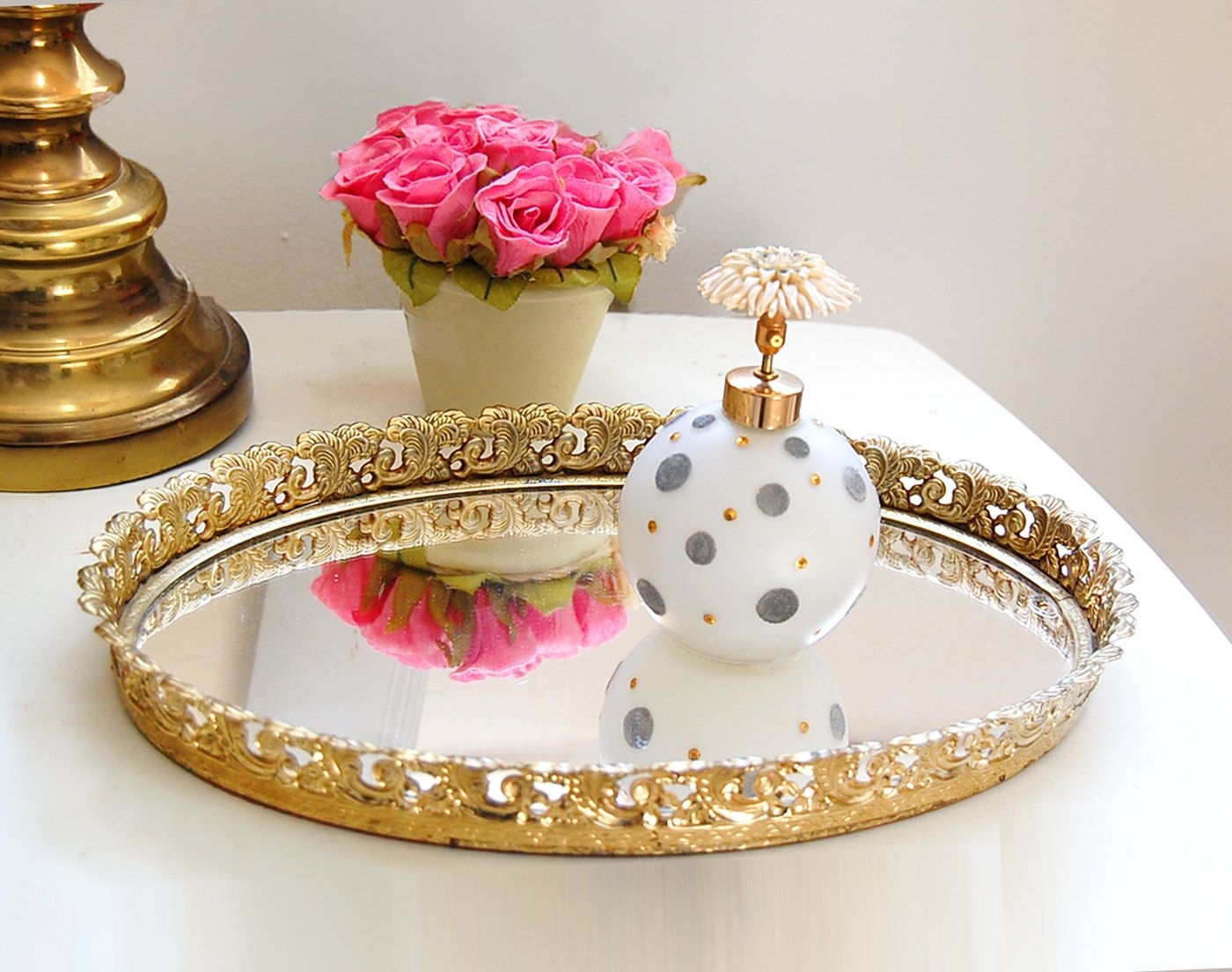 Vanity tray gold vanity tray home decor