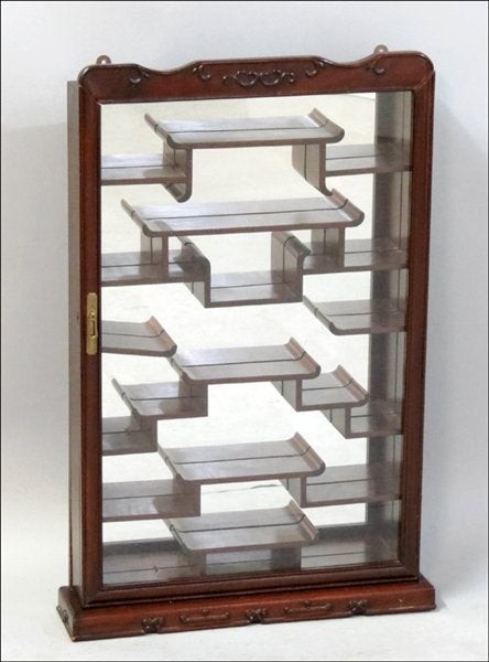 Wall mounted curio cabinet 2