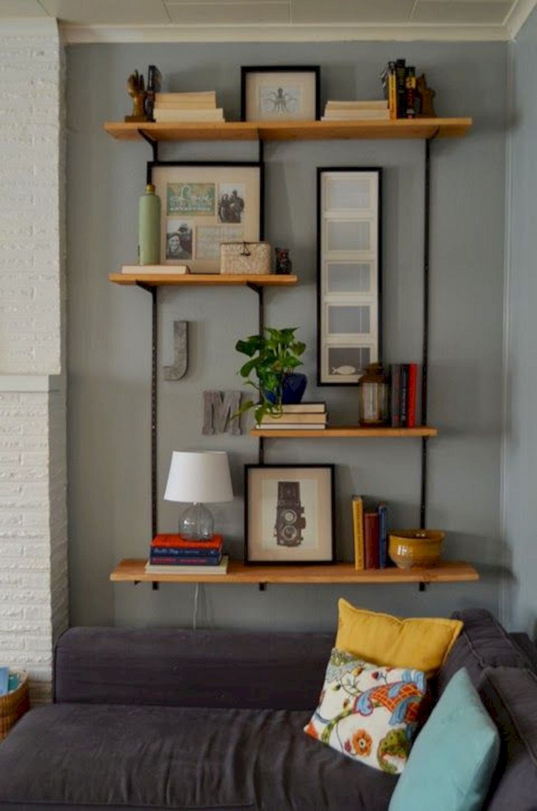 Shelving Idea Corner Shelves With Hidden Lighting | atelier-yuwa.ciao.jp