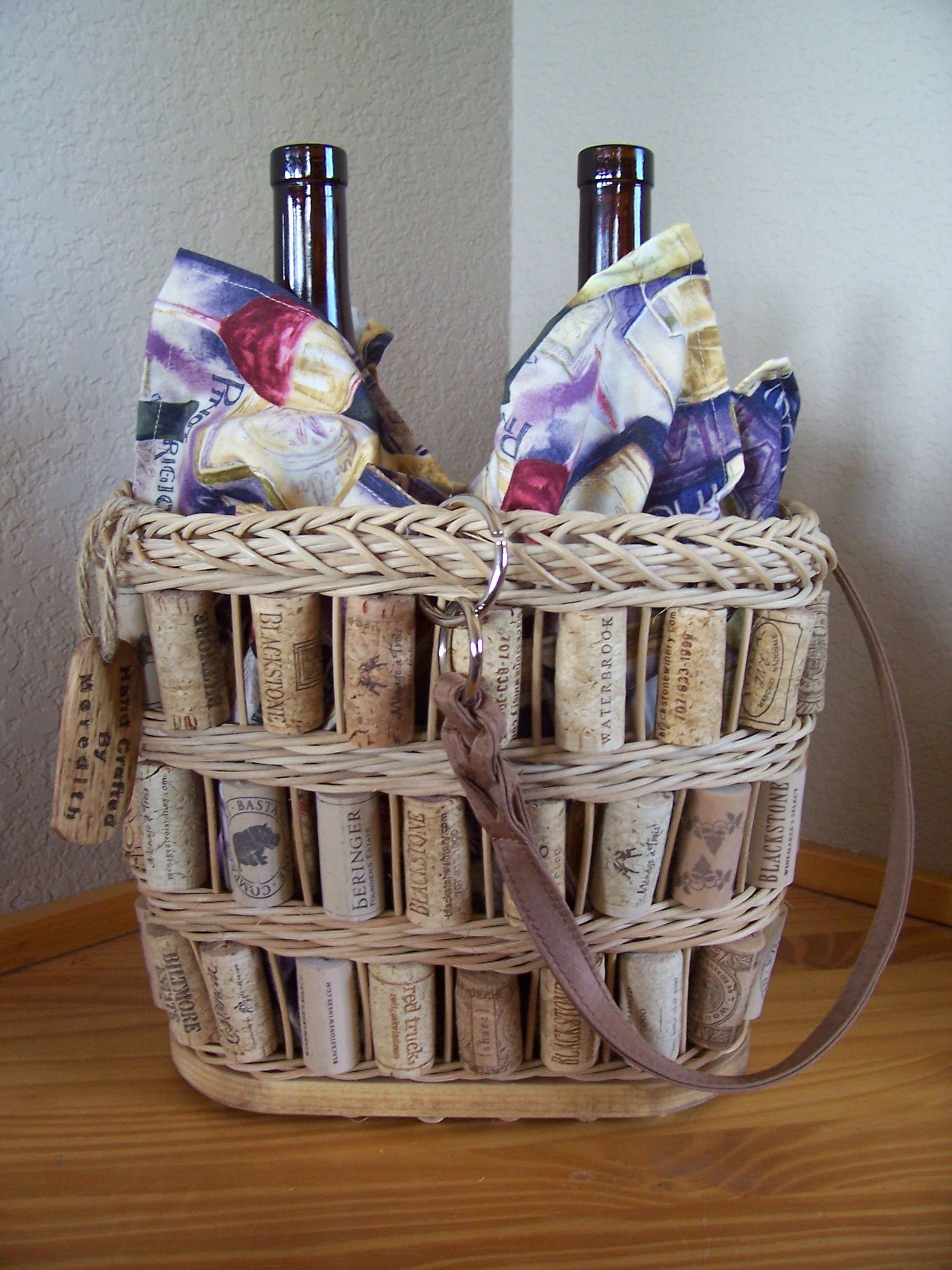 Wine glass carrier