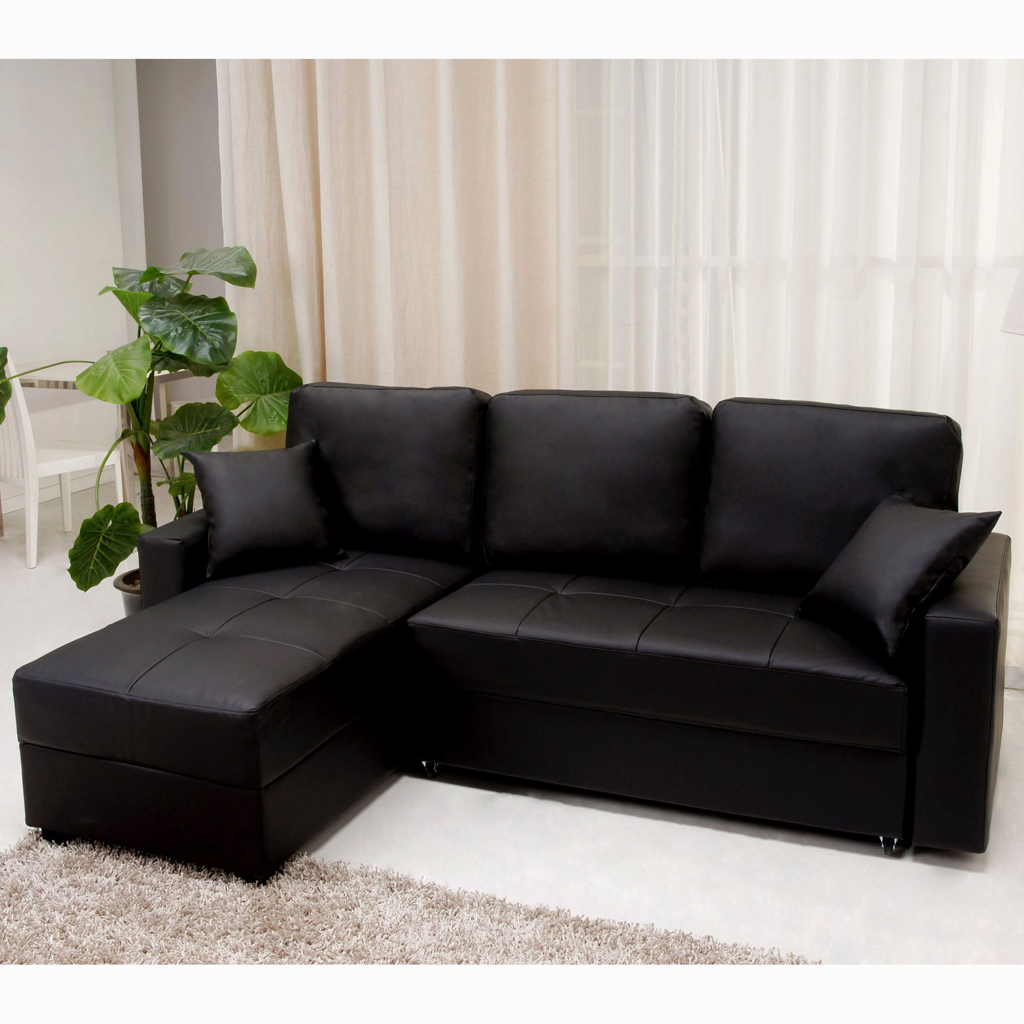 Apartment size sectional sleeper