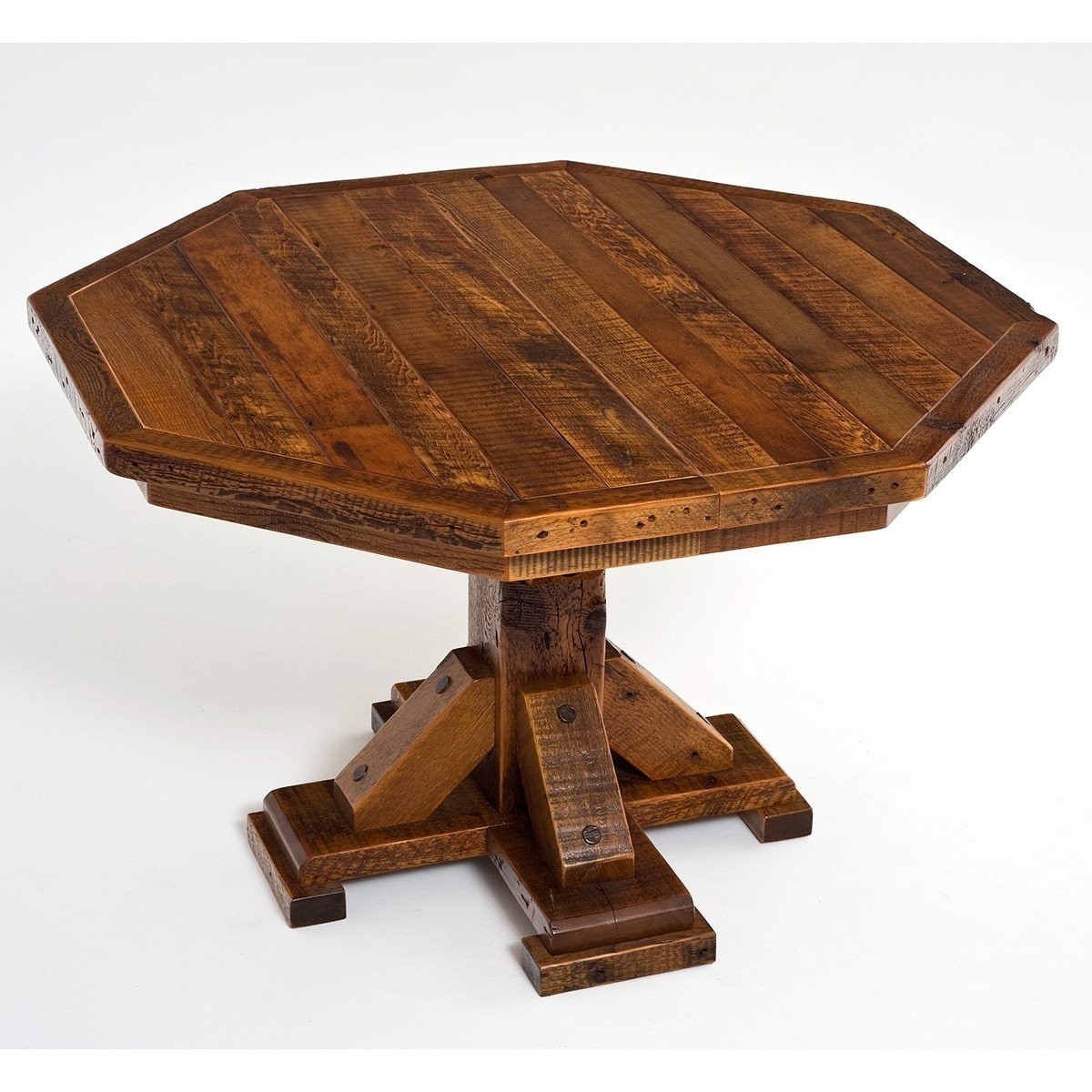 Barnwood furniture rustic furnishings log bed cabin decor harvest tables