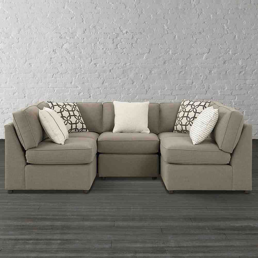 Becky U Shaped Sectional By Bassett Furniture Contemporary Sectional Sofas Raleigh