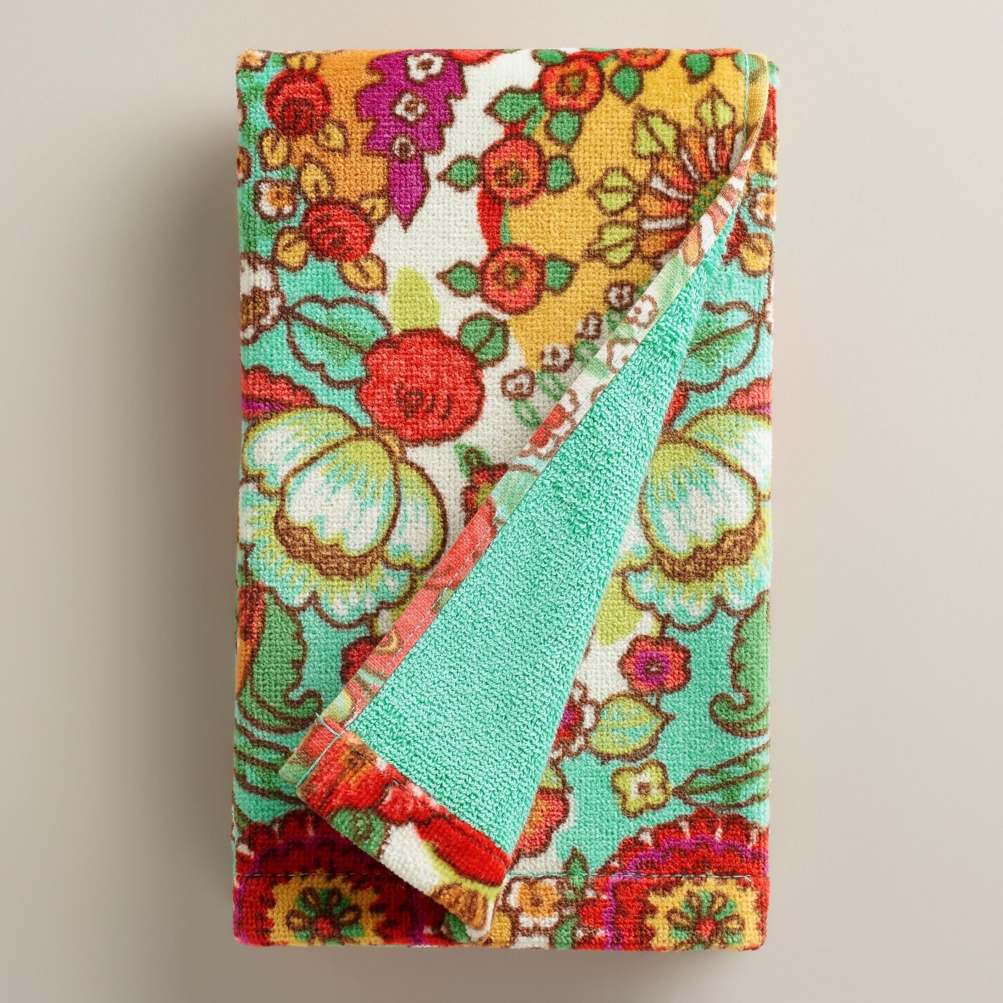Bettina floral hand towel 2