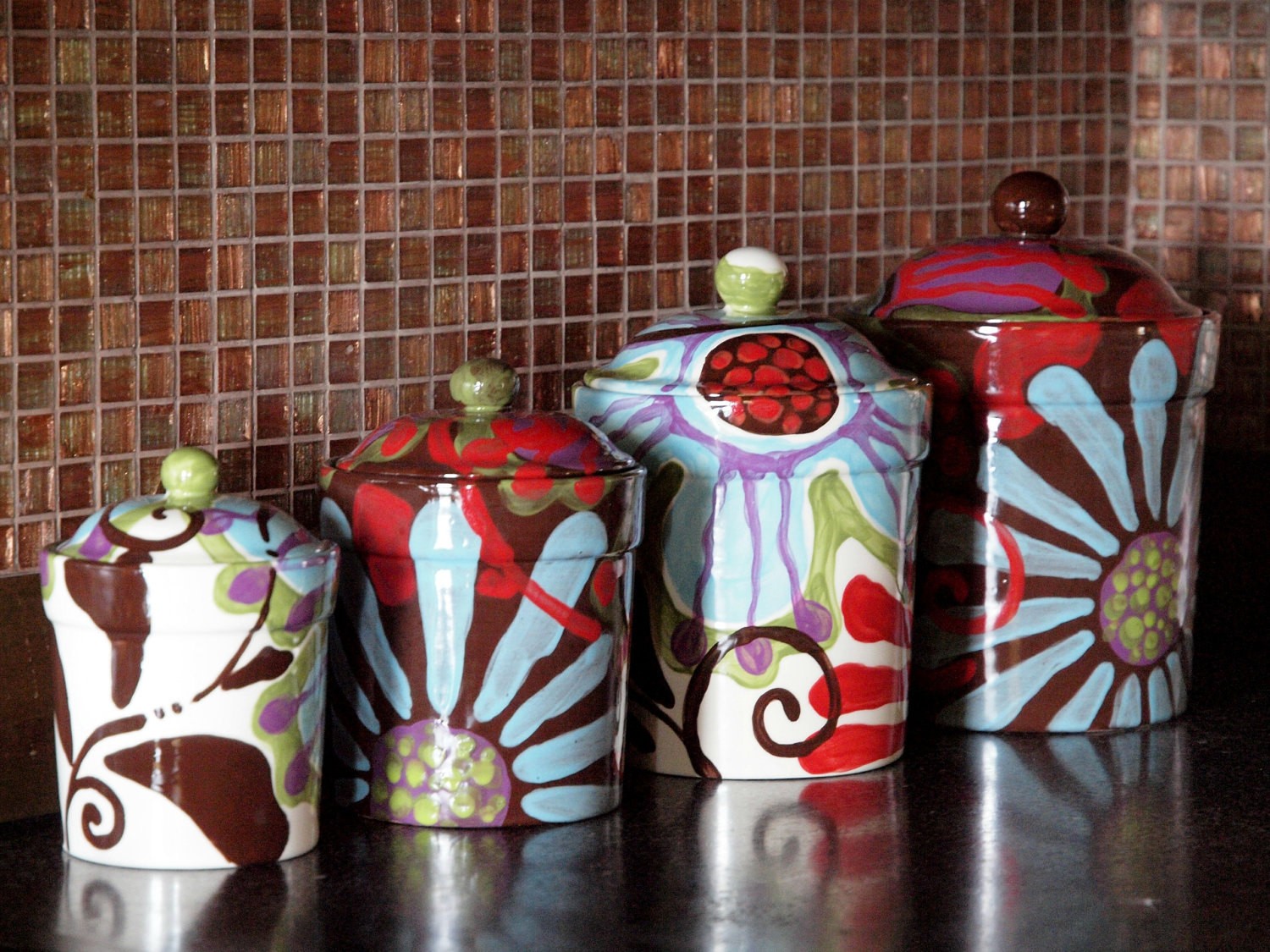 Canister set of four urban fusion