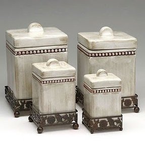 Ceramic Kitchen  Canisters Sets  Foter