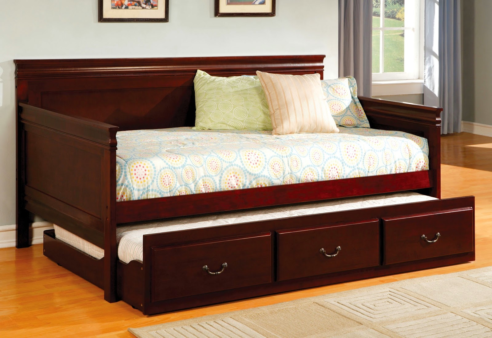 Cherry wood daybed