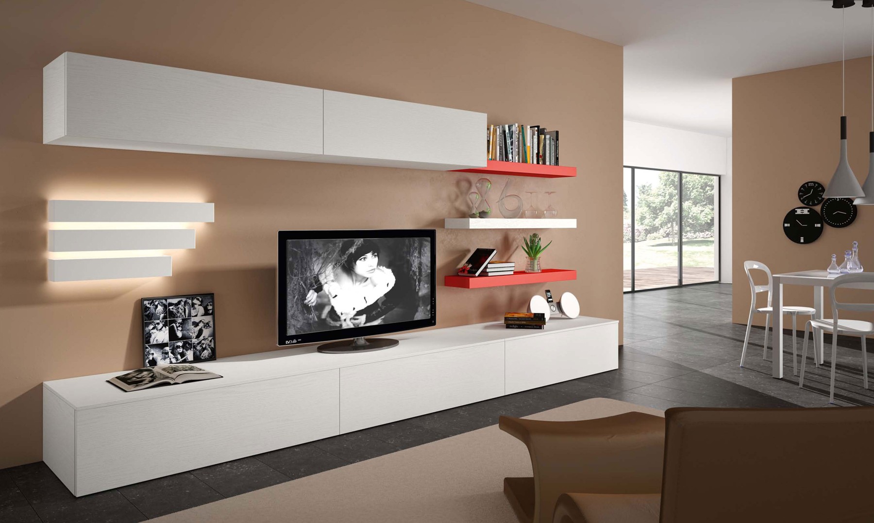 Chic tv stand for modern tv display modern tv stands