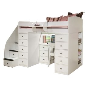Loft Bunk Beds With Desk And Drawers Ideas On Foter