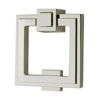 Contemporary stepped square door knocker door handles