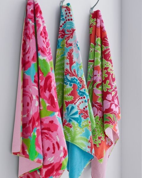 Floral hand towels 18