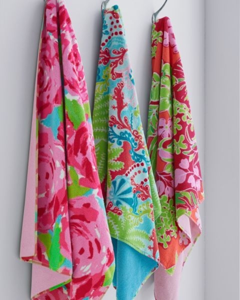 Pink floral hand online towels