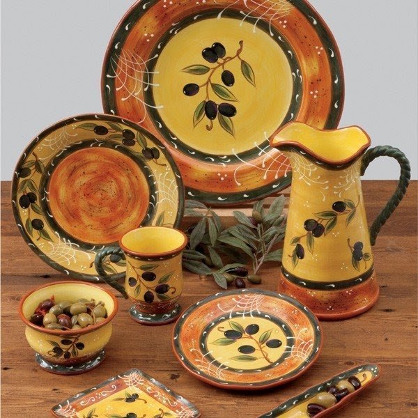 French olive dinnerware 7