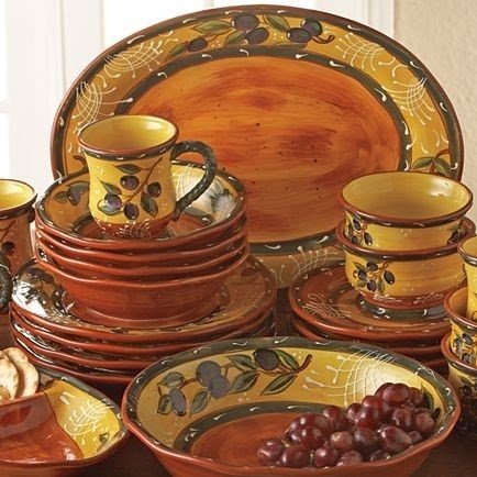 dinnerware french olive tuscan collection sets dish dinner painted foter juicy tasty increase appetite cozy accompany olives platter shades ceramic