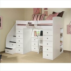 Twin Loft Bed With Storage Underneath Ideas On Foter