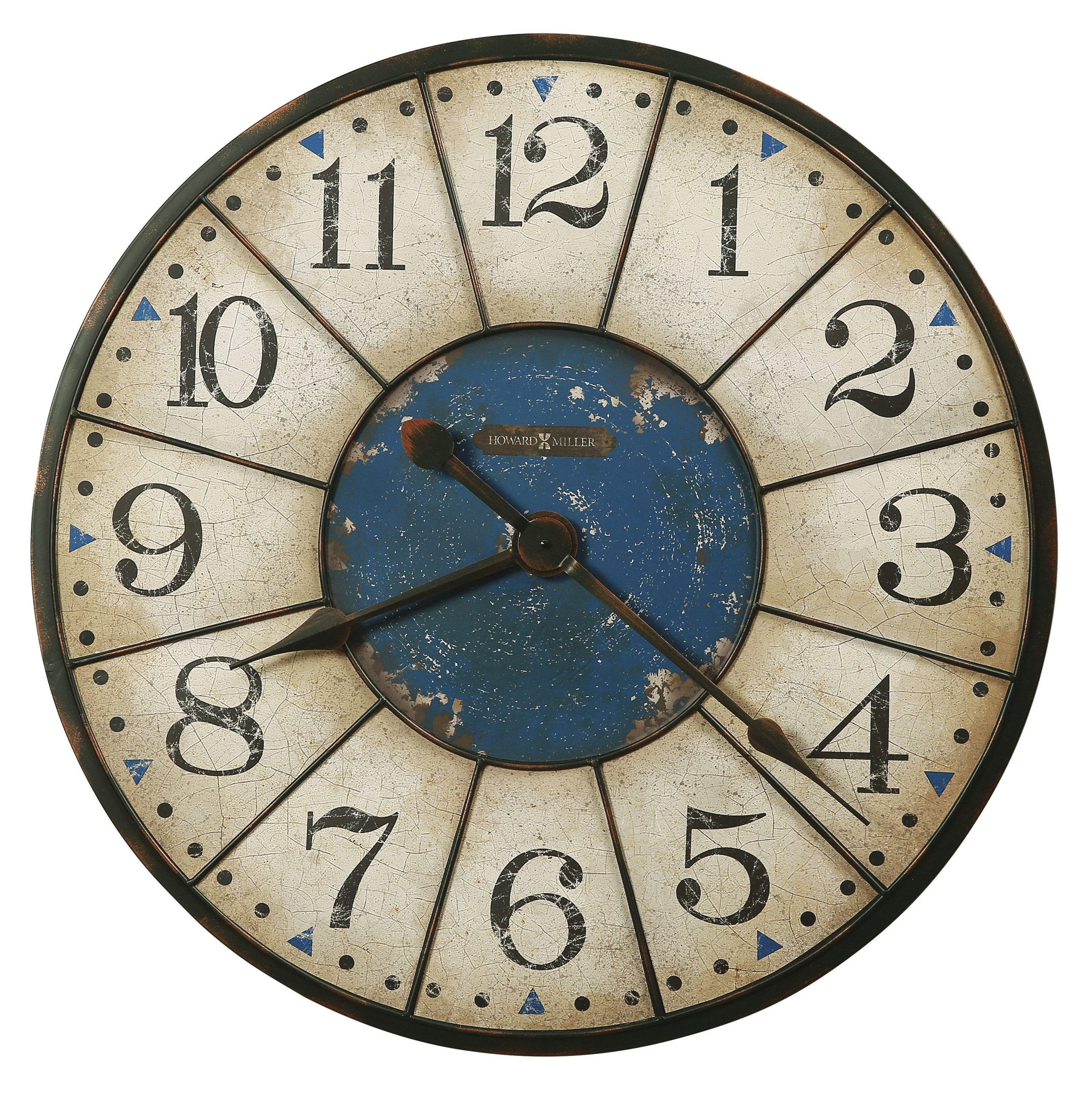 Industrial style wall clock
