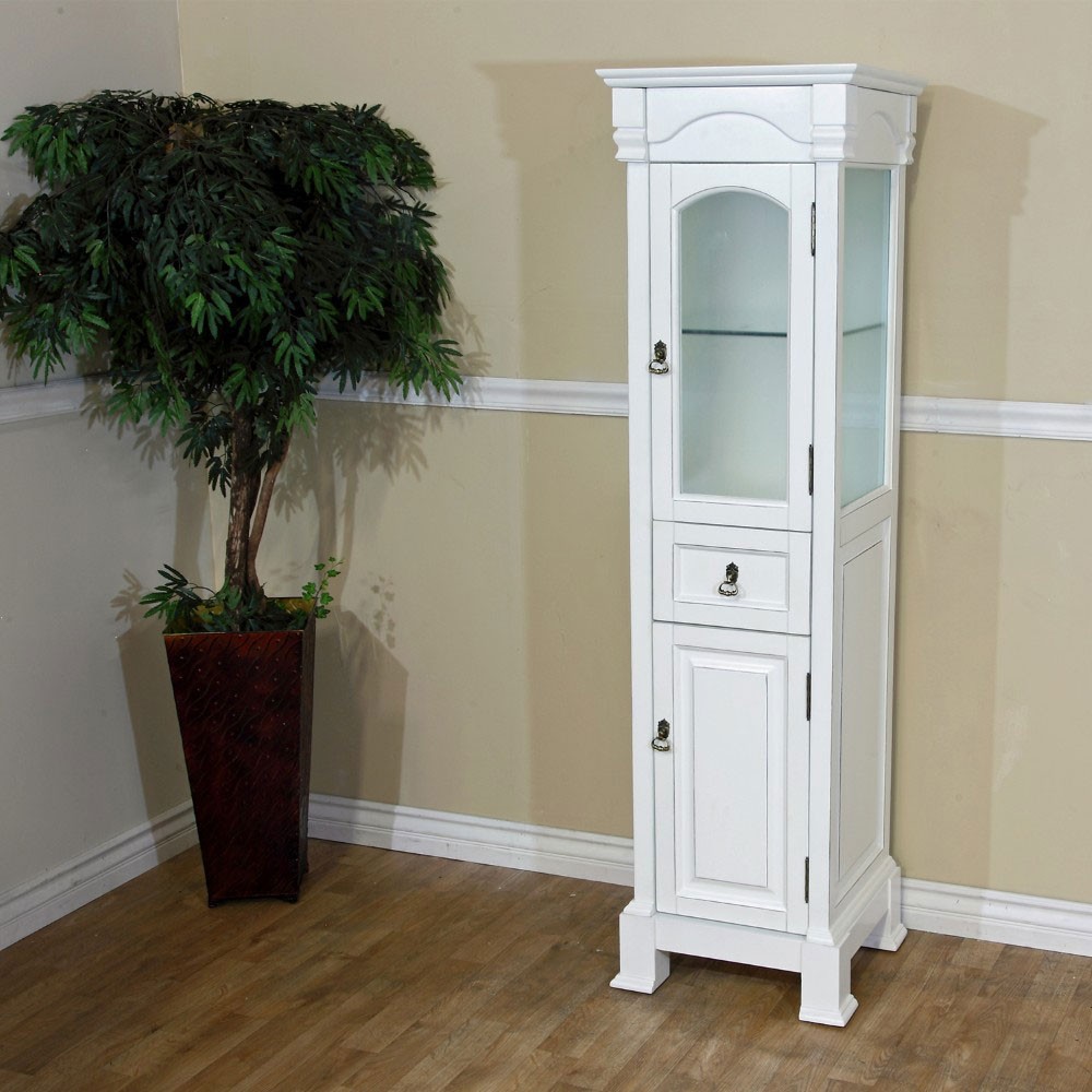 18 inch deals wide linen cabinet