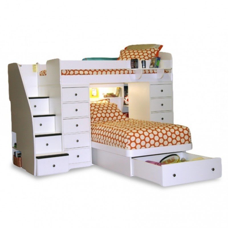 Loft bed with dresser 1