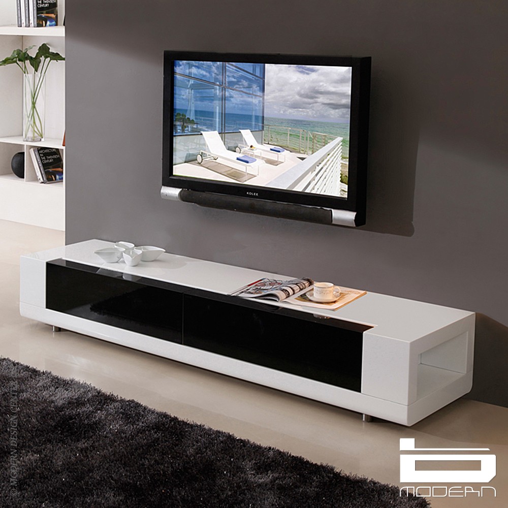 Contemporary White Tv Stand Ideas On Foter   Modern White Tv Stands 