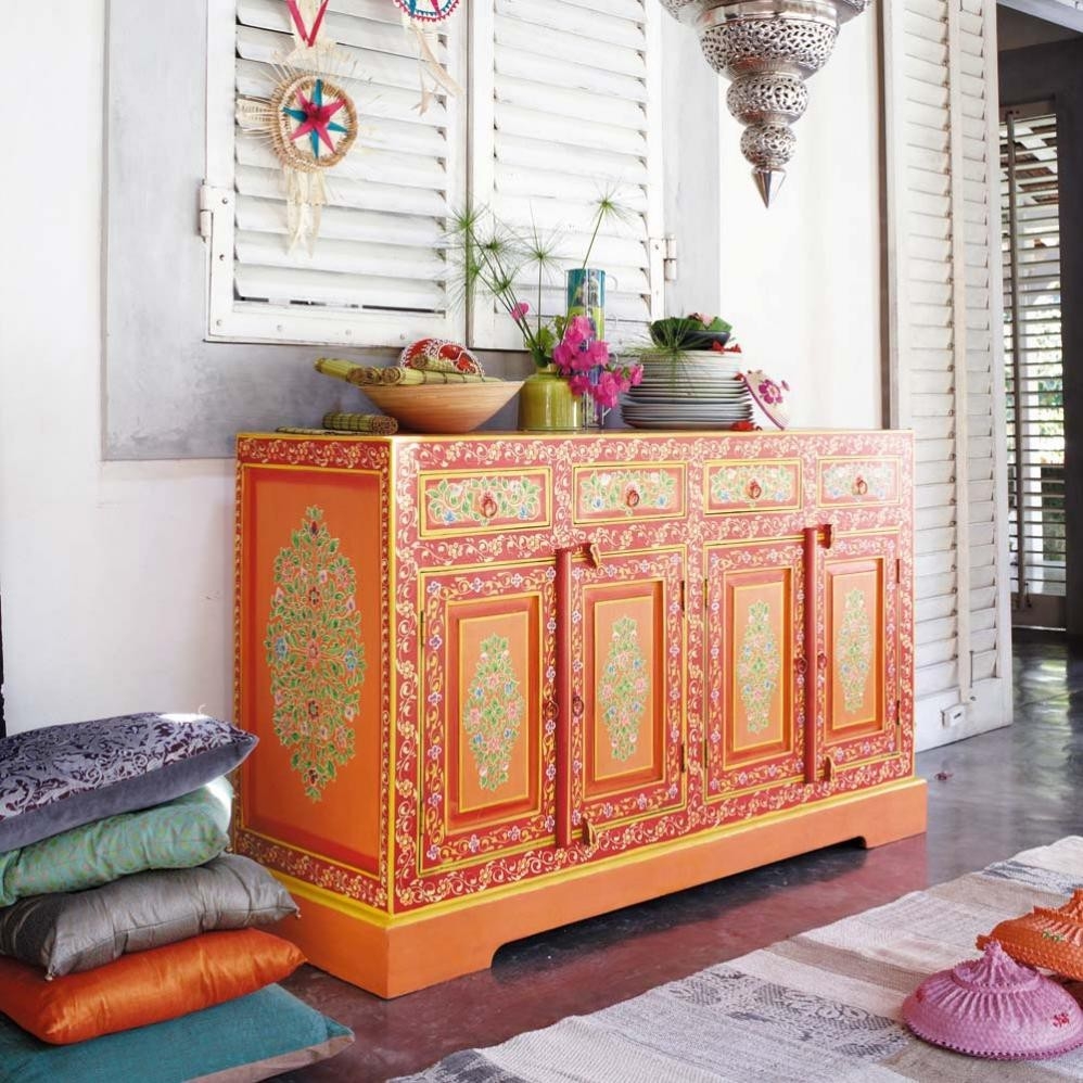 Moroccan painted furniture 1