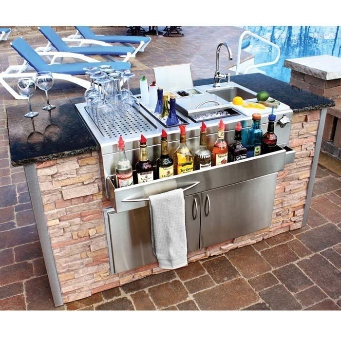 Patio on sale bar cabinet