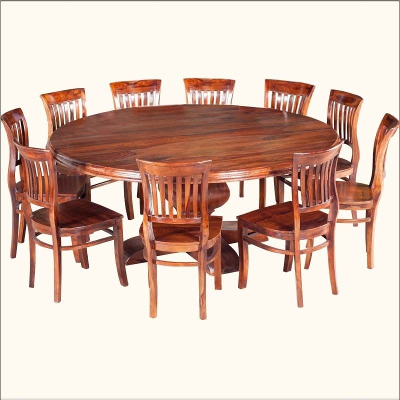 Round dining tables for 8