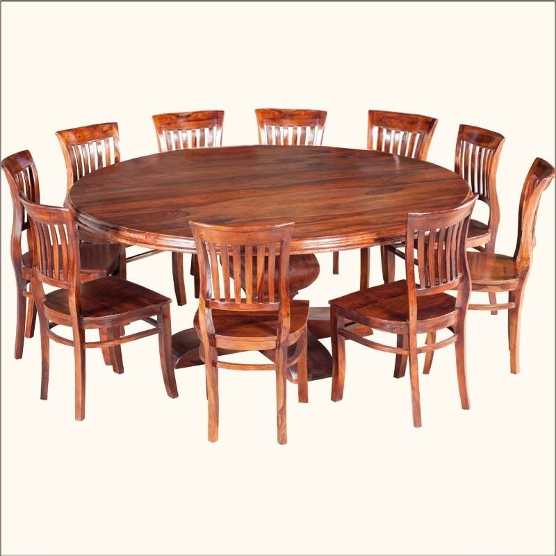 Large Round Dining Table Seats 10 Ideas On Foter