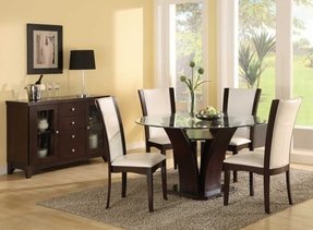 Round Glass Top Dining Sets - Ideas on Foter