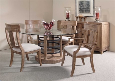 Round glass top dining sets 2