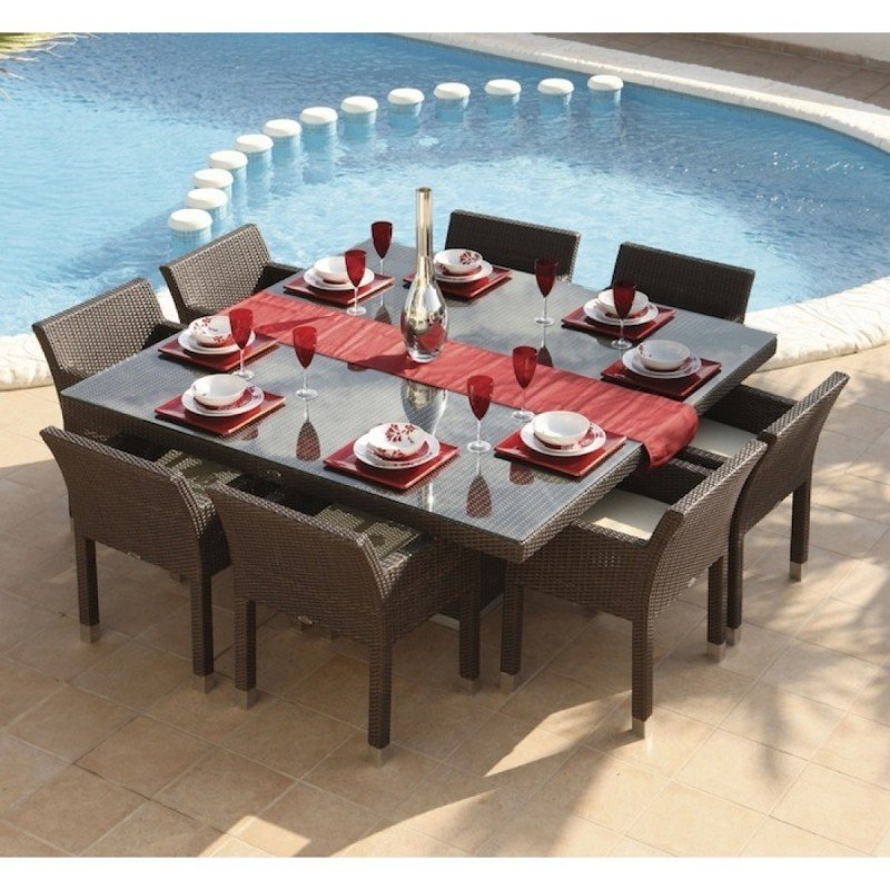 8 Seater Square Dining Tables Foter