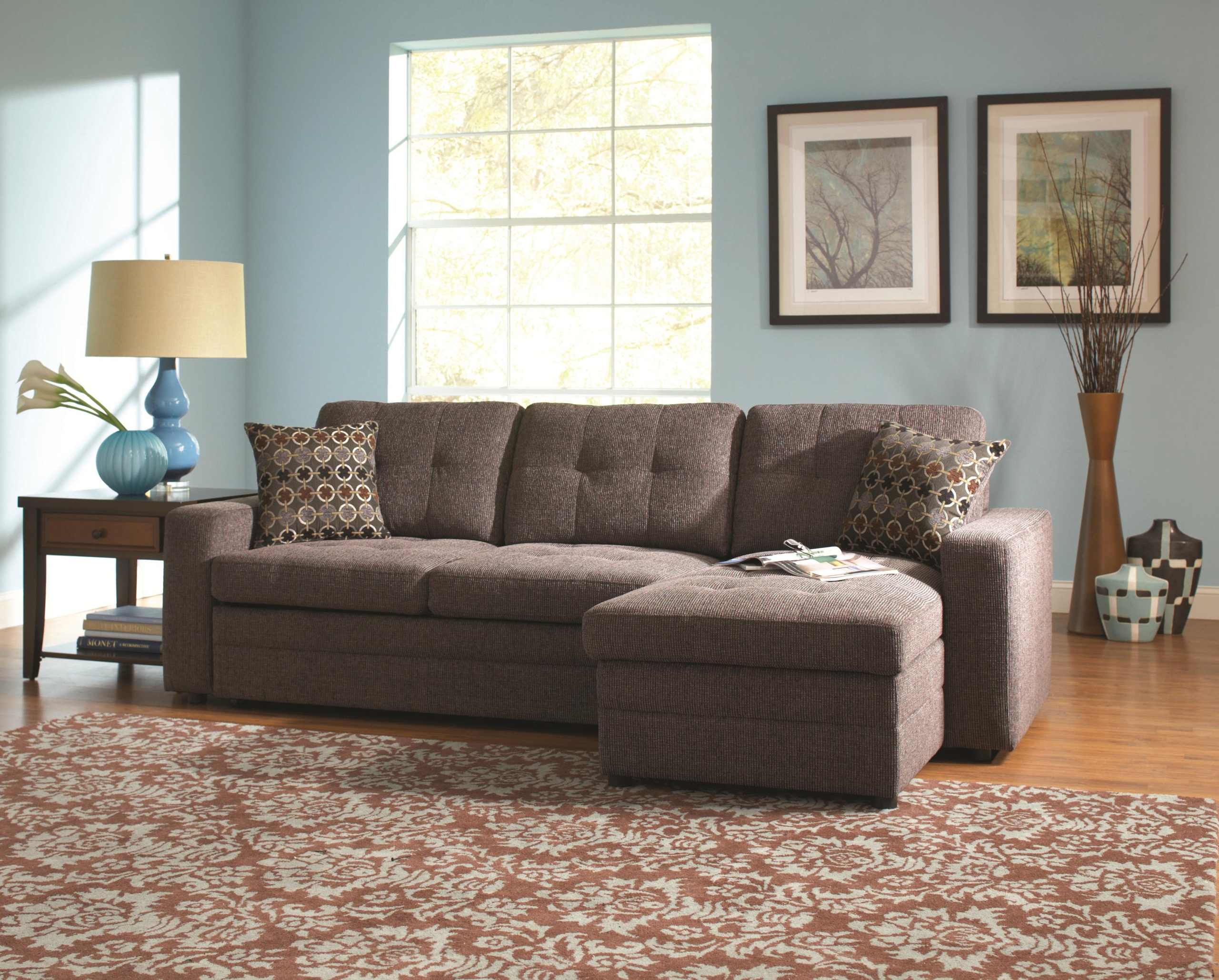 sleeper sectional with chaise lounge storage