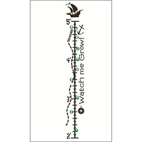 nautical wall decal foter giraffe growth chart wall decal
