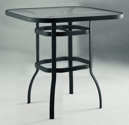 Wrought iron bar height table 4