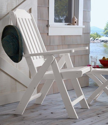 Antique beach chair