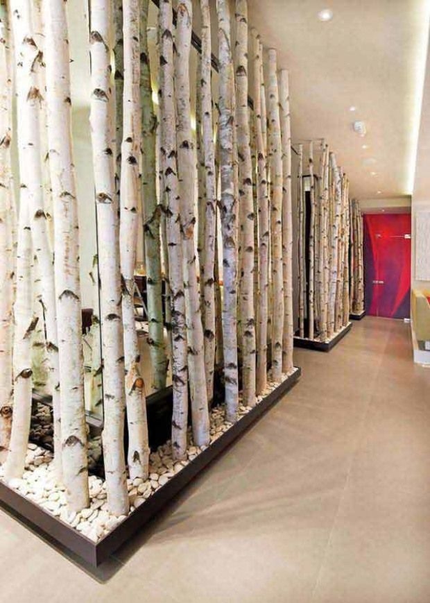 Bamboo partition design