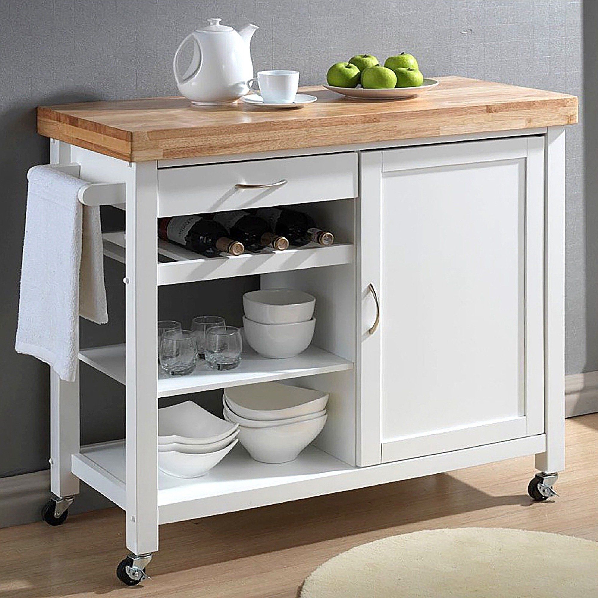 Rolling Butcher Block Cart Ideas On Foter   Butchers Block Trolley 