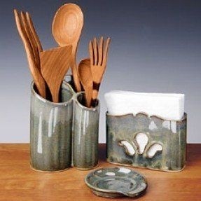 Ceramic utensil holders 3