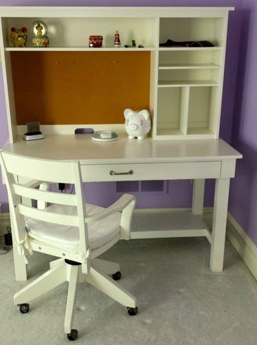 Childrens white desk
