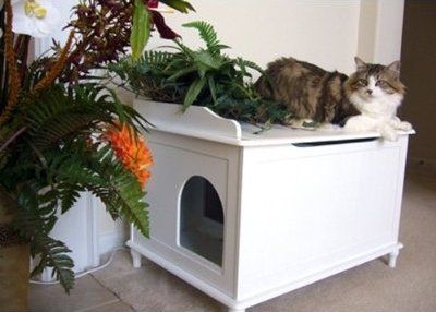 designer litter box enclosure