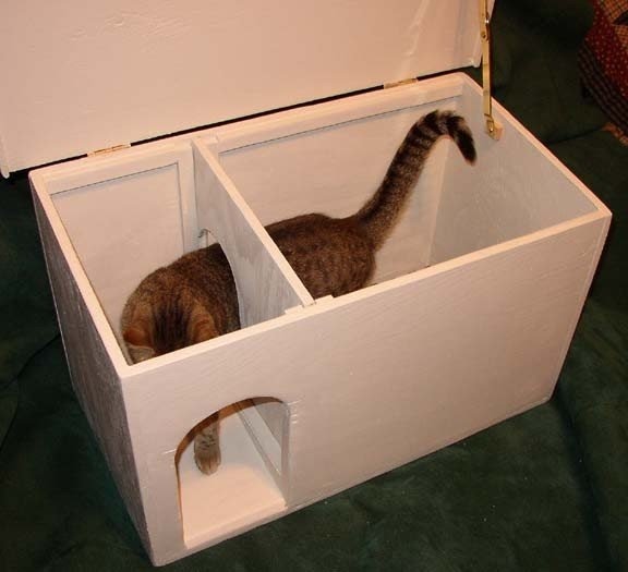 designer litter box enclosure