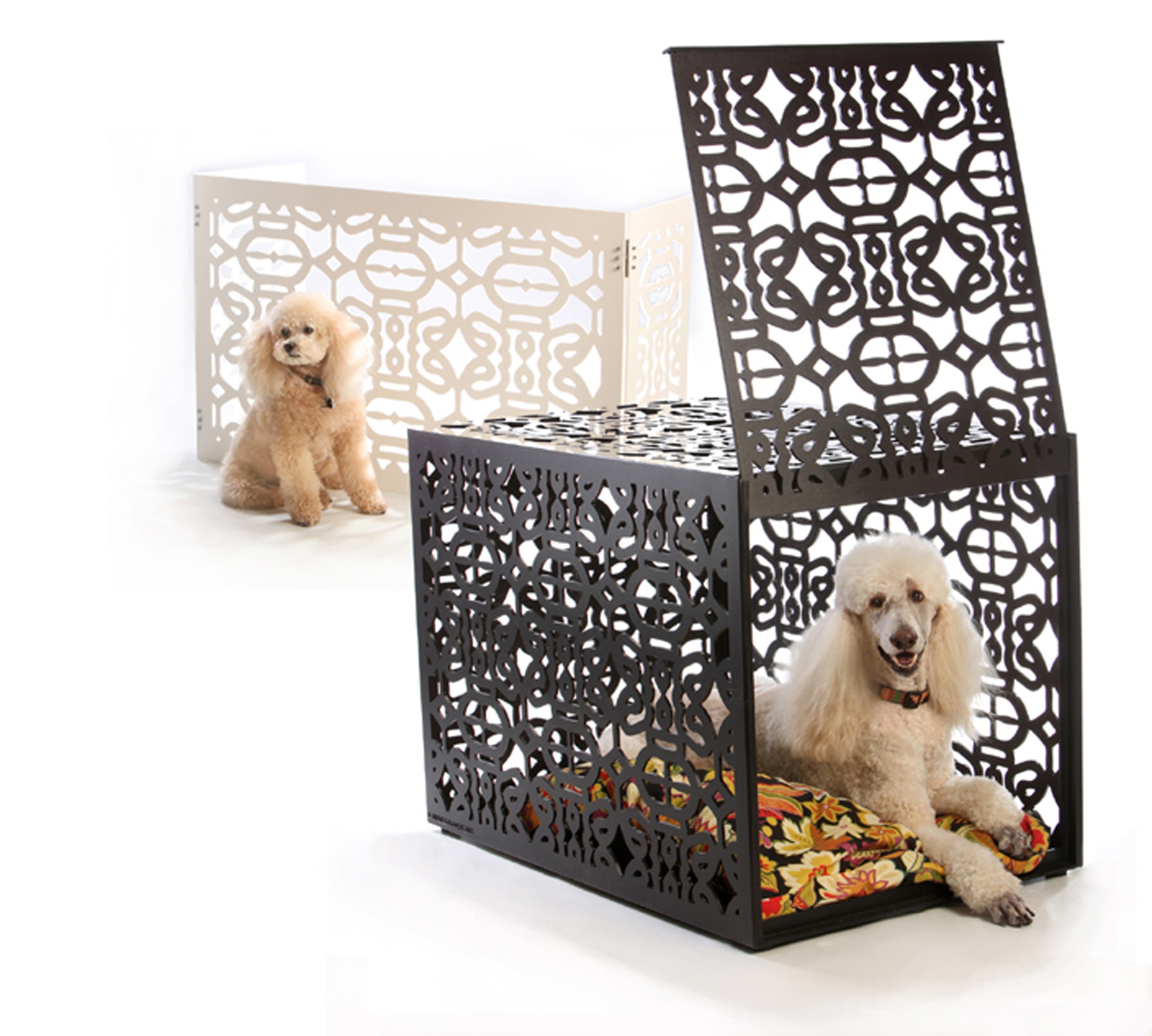Designer dog cages